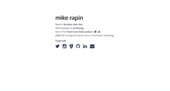 Desktop Screenshot of mikerapin.com